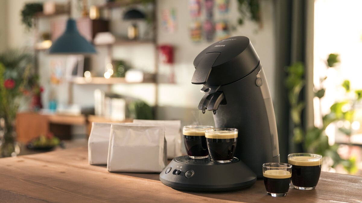 Senseo - Original Plus Kaffemaskine Csa21061 - 1-2 Kopper Cremet Skum Med