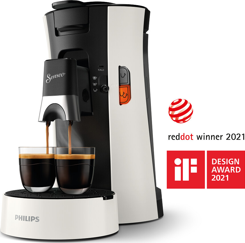 Philips - Senseo Select Kaffemaskine - Csa23001 - Hvid