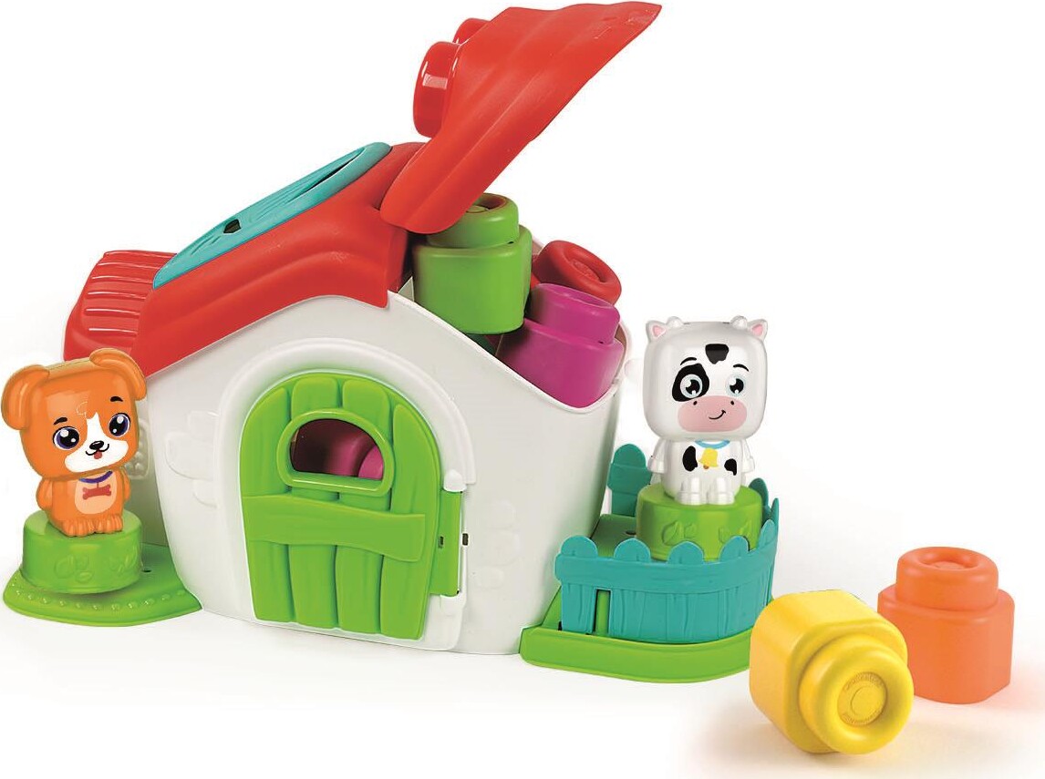 Clementoni - Soft Clemmy - Bondegård Med 8 Bløde Klodser