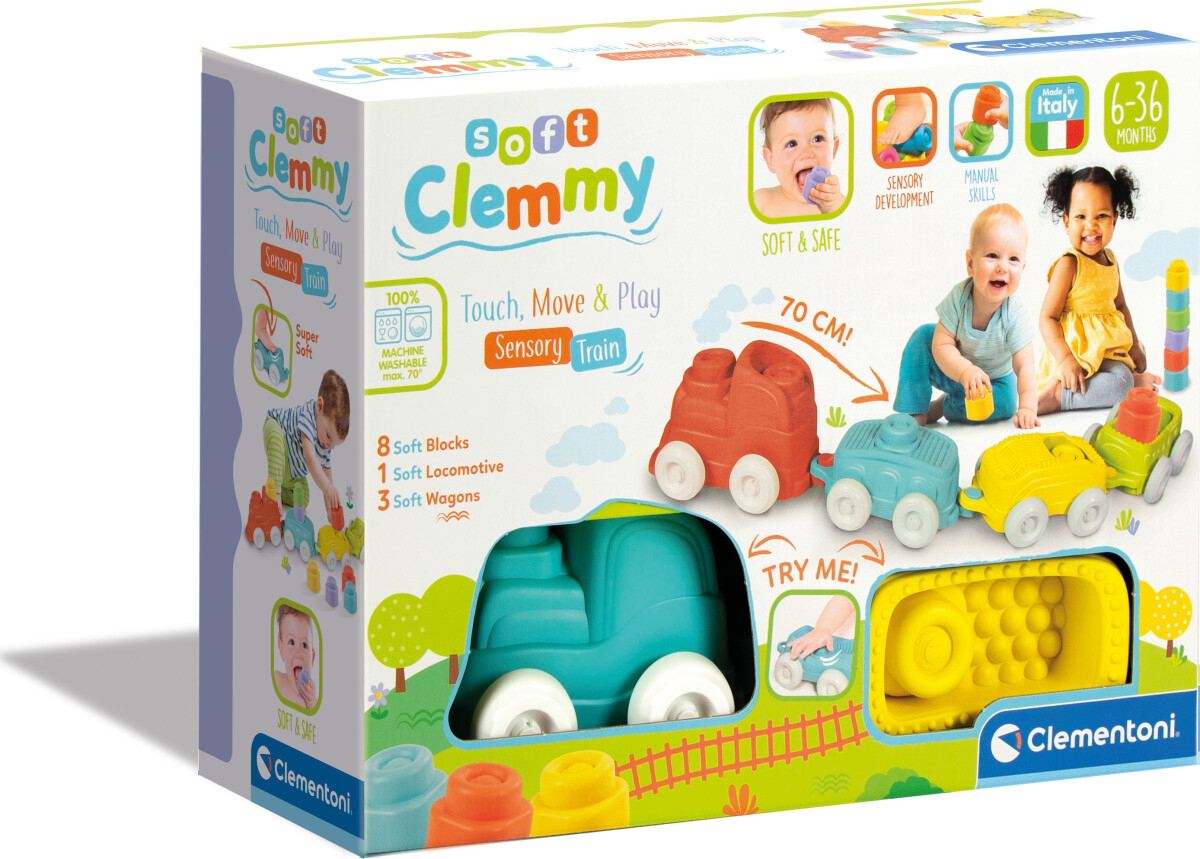 Clementoni - Soft Clemmy - Sensory Train