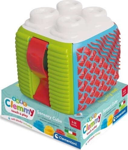 Clementoni - Soft Clemmy - Aktivitetskube Med Klodser