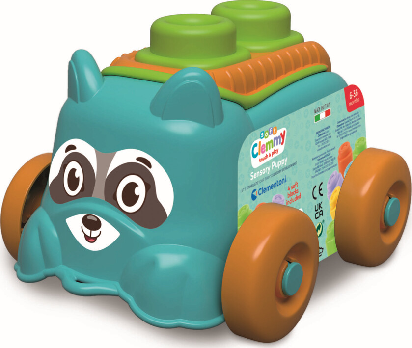 Clementoni - Soft Clemmy - Hundehvalp Med 4 Bløde Klodser