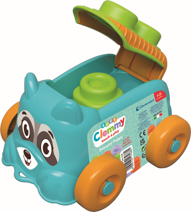 Clementoni - Soft Clemmy - Hundehvalp Med 4 Bløde Klodser