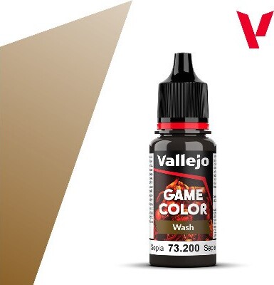 Vallejo - Game Color - Wash - Sepia - 18 Ml - 73200