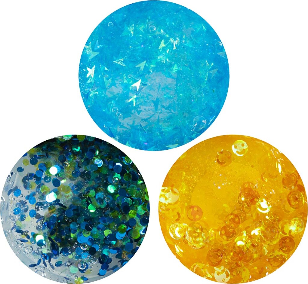 Sequin Clay - Blågrøn Harmoni - 3X60 G