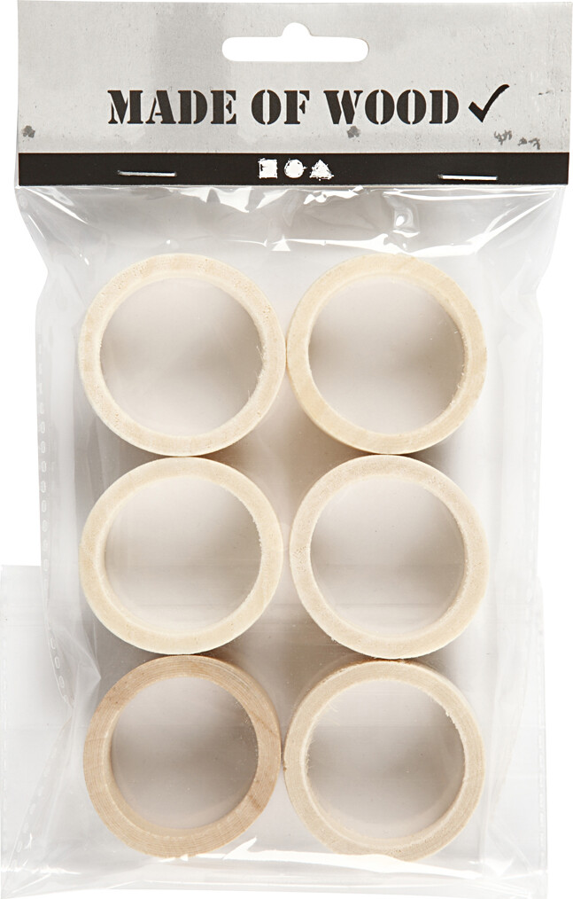 Servietring - B 20 Mm - Ø 35 Mm - 6 Stk