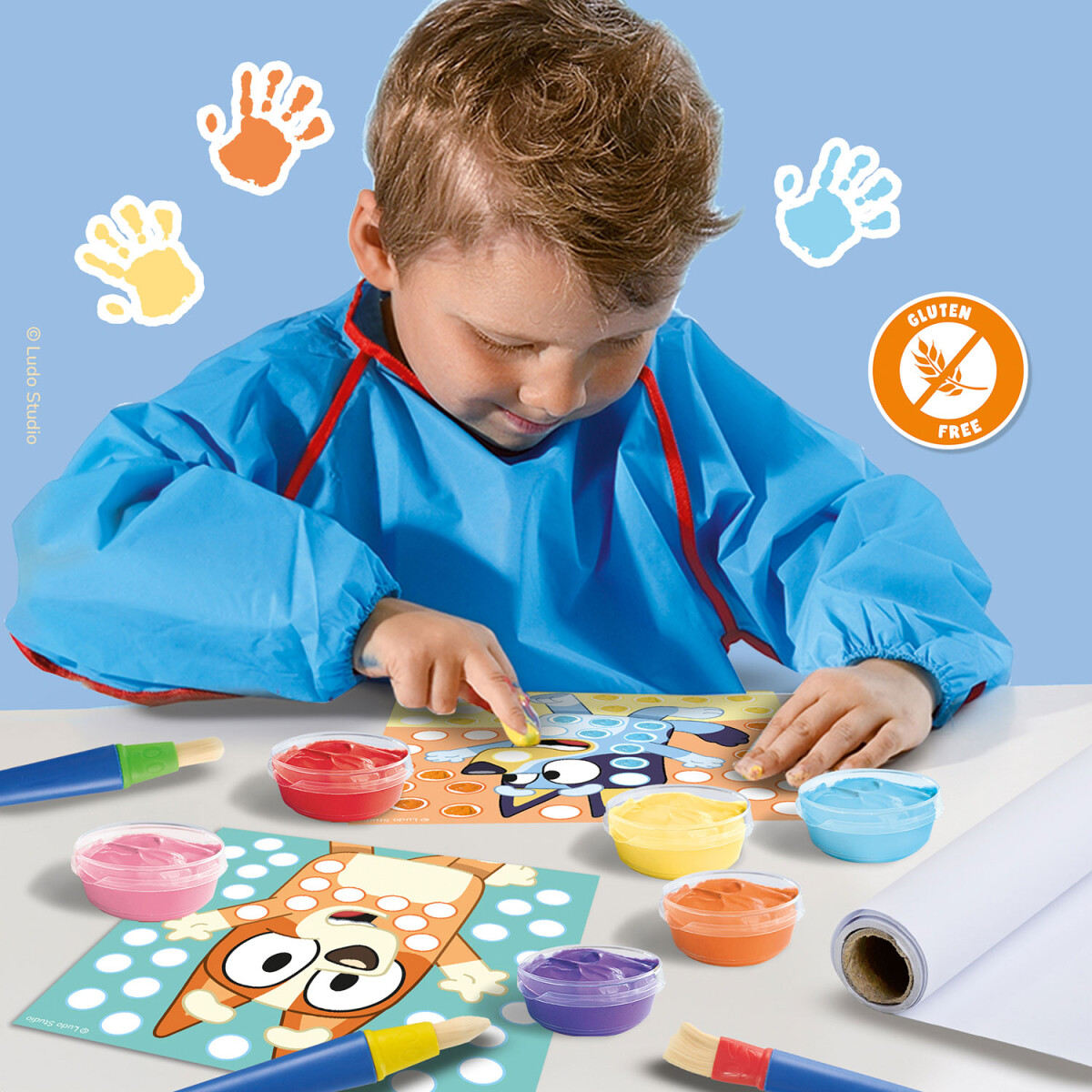 Ses Creative - Bluey - Fingermaling - Megasæt