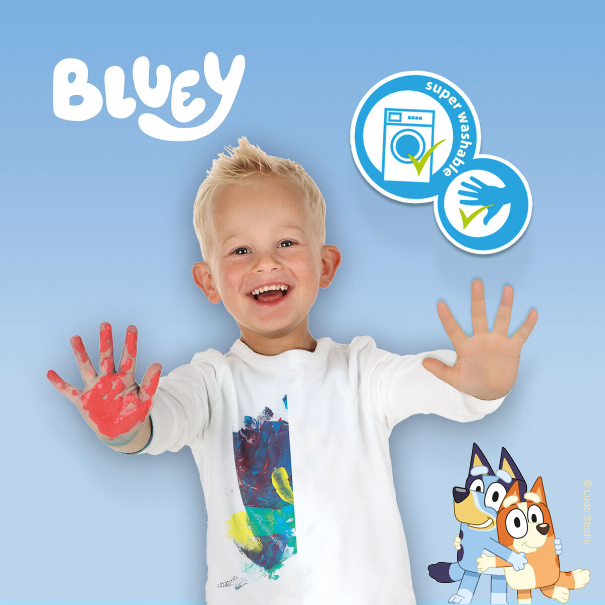 Ses Creative - Bluey - Fingermaling - Megasæt