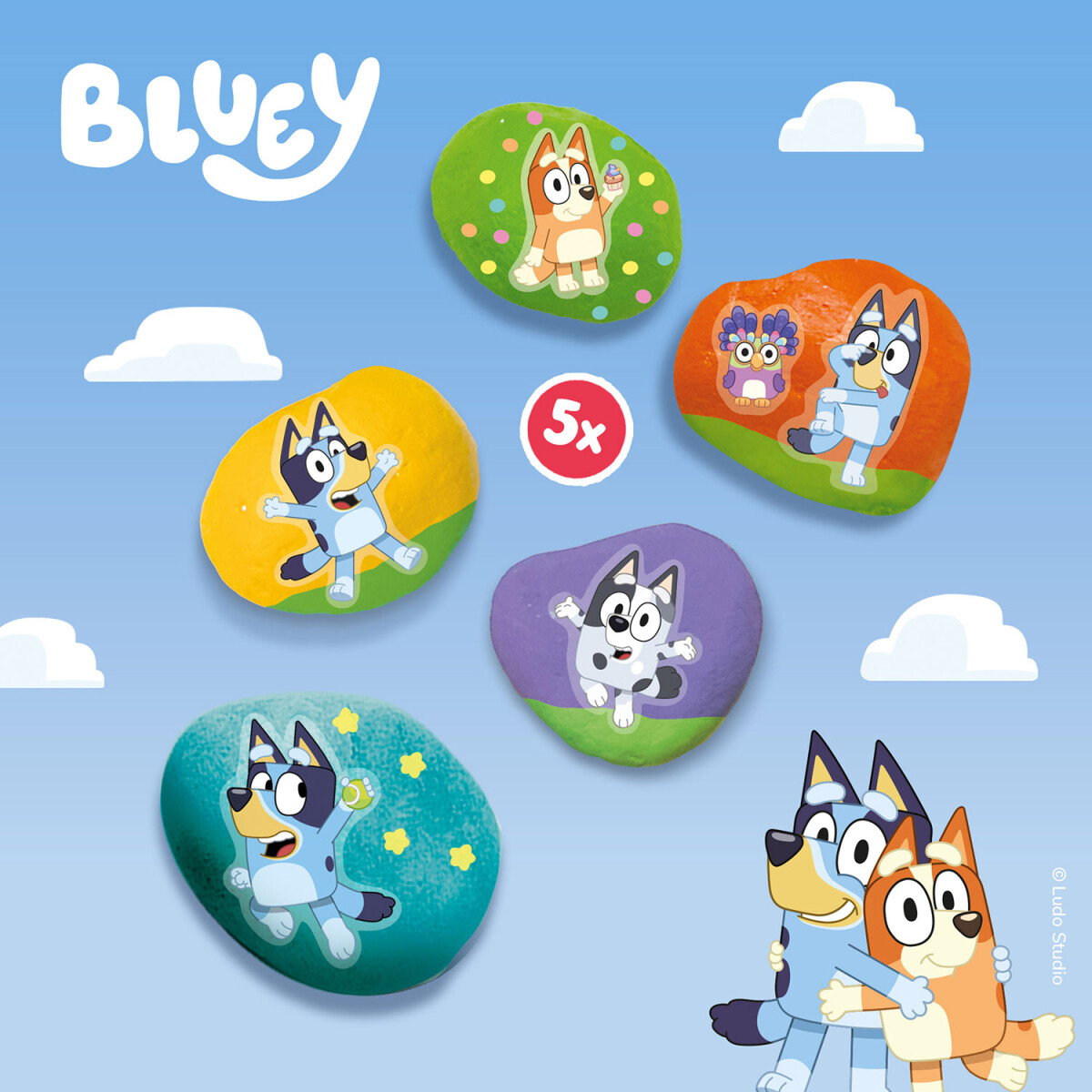 Ses Creative - Bluey - Mal På Sten