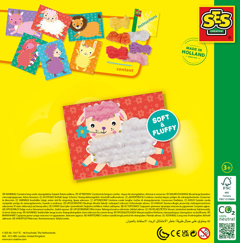 Ses Creative - Broderi Kit - Dyr