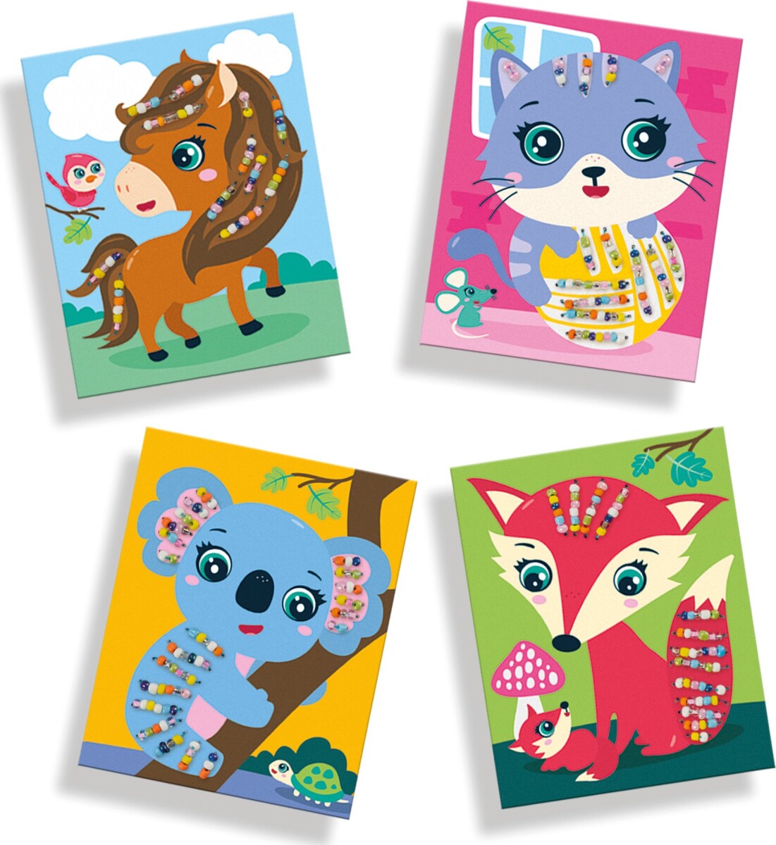 Ses Creative - Broderi Kit Med Glasperler - Dyr