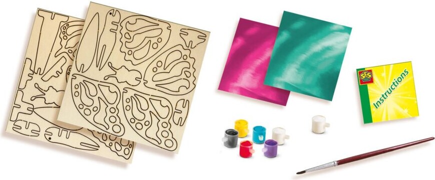 Ses Creative - Diy 3D Sommerfugle I Træ