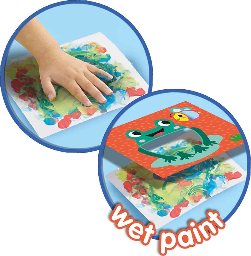 Ses Creative Eco - Fingermaling På Kort - 3 Farver