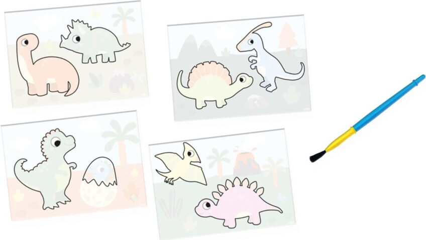 Ses Creative - Mal Med Vand - Dinosaurer