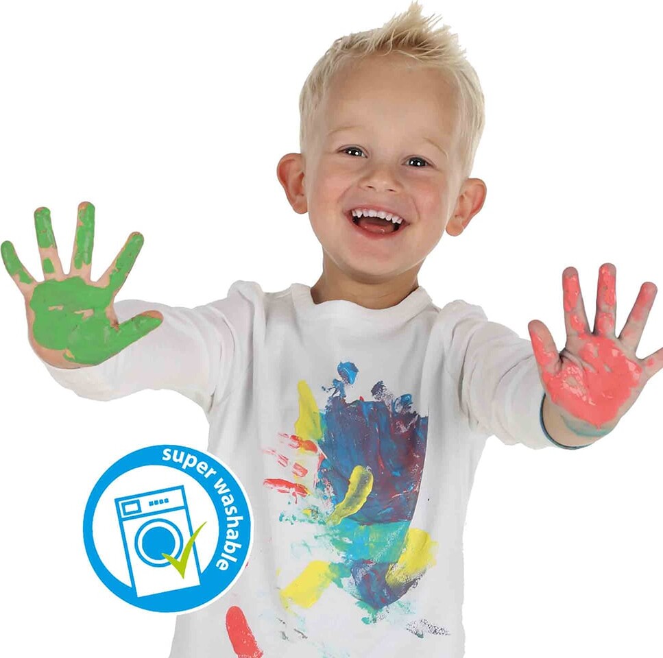 Ses Creative - Fingermaling Sæt - 6 Farver