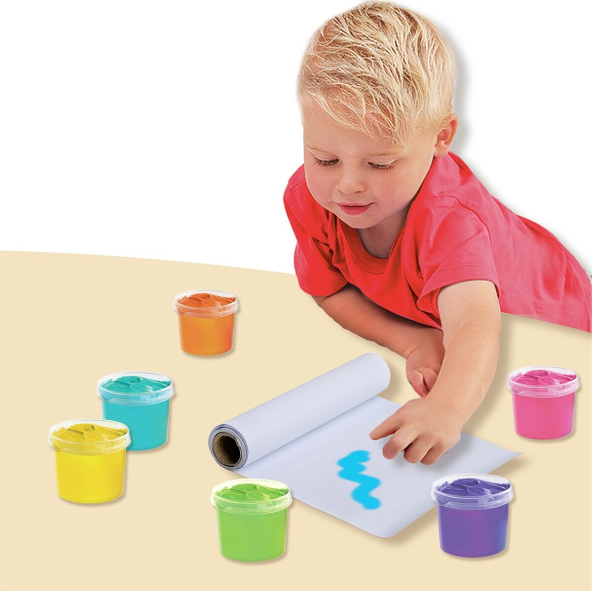 Ses Creative - Fingermaling Mega Sæt 6X110Ml - S00393