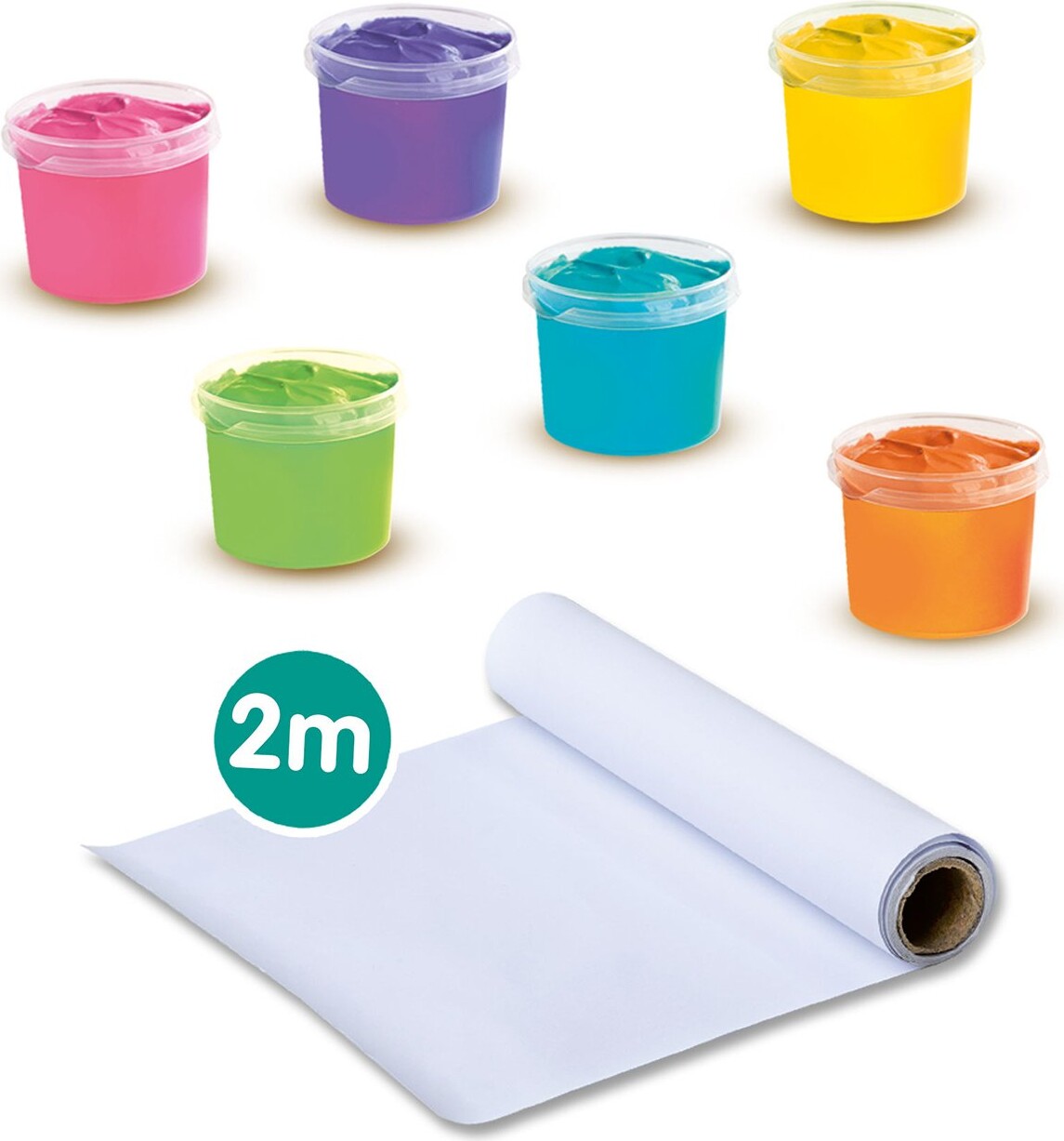 Ses Creative - Fingermaling Mega Sæt 6X110Ml - S00393