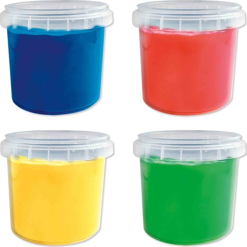 Ses Creative - Fingermaling Sæt - Primærfarver - 4 Farver