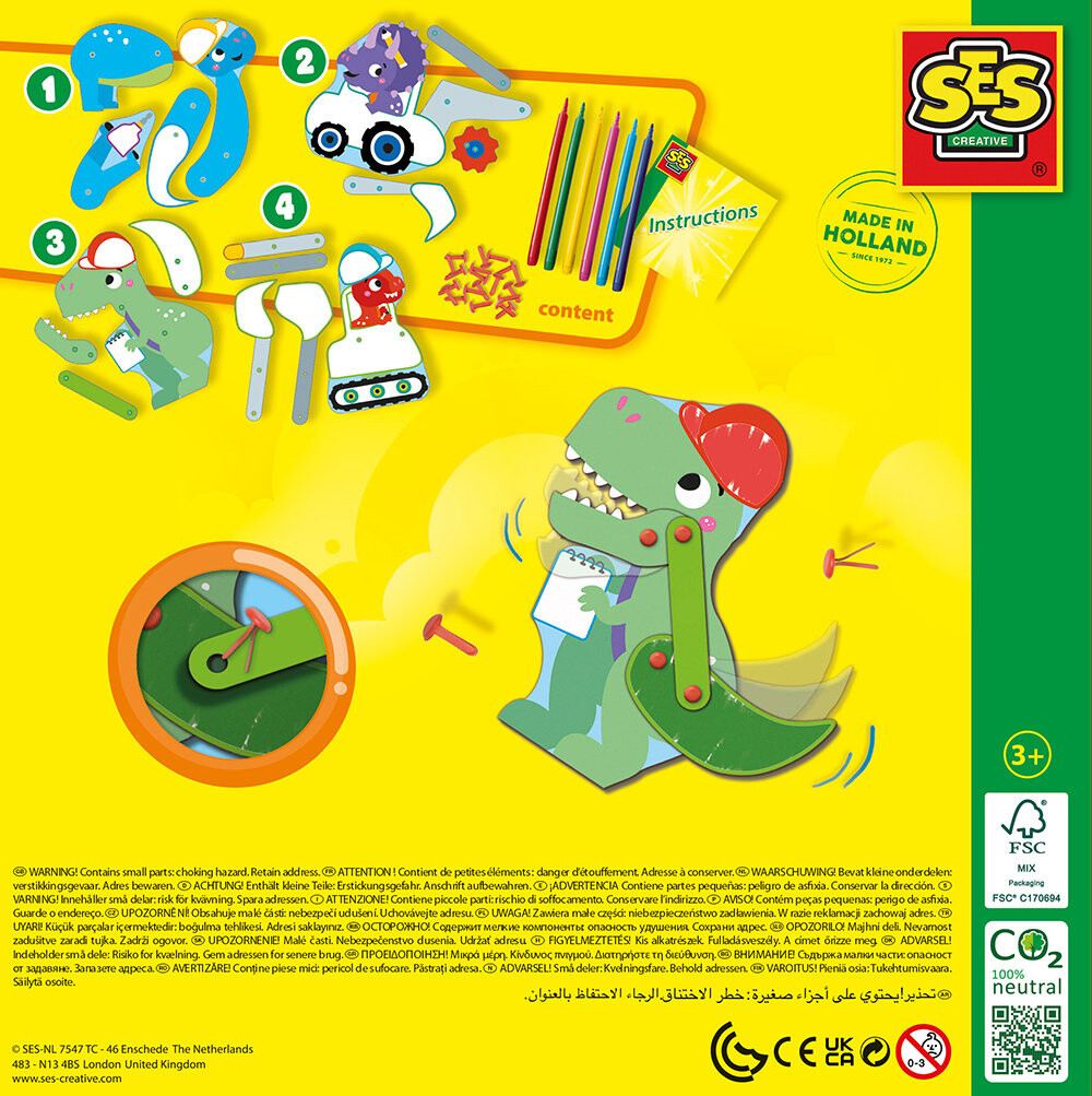 Ses Creative - Ingeniør Dinosaurer