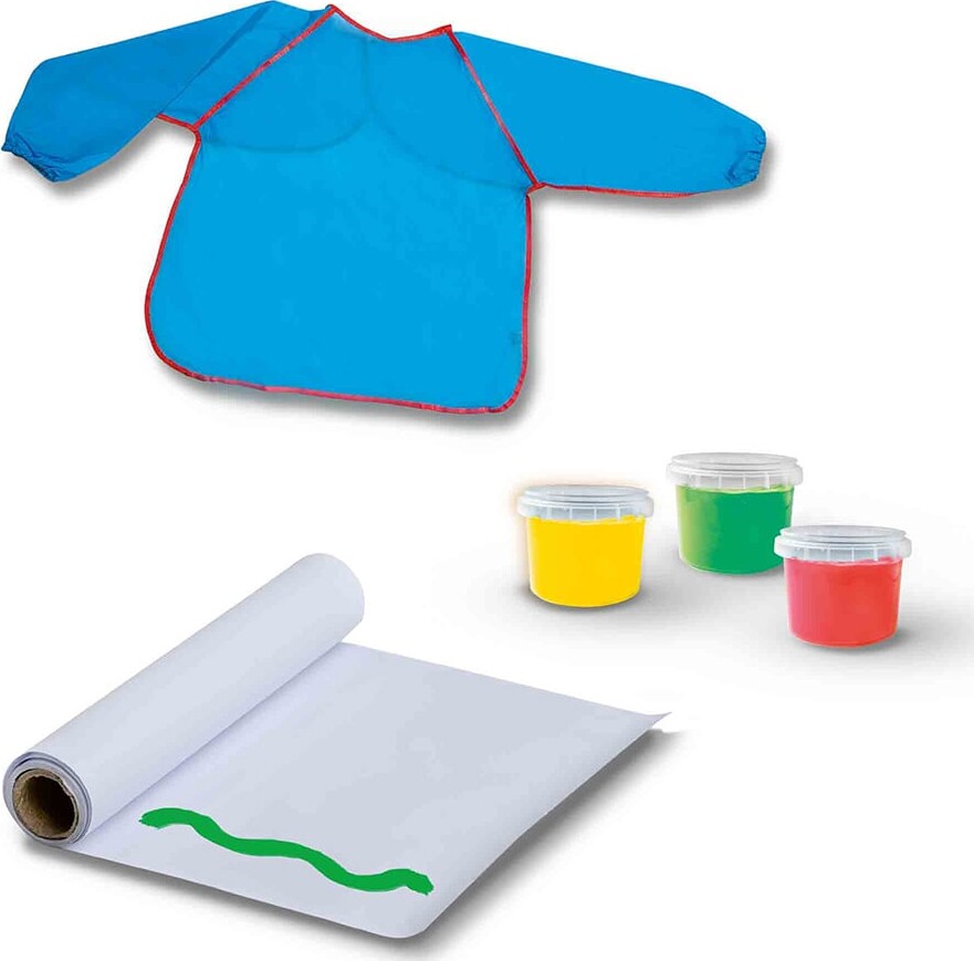 Ses Creative - Min Første - Fingermaling Med Forklæde