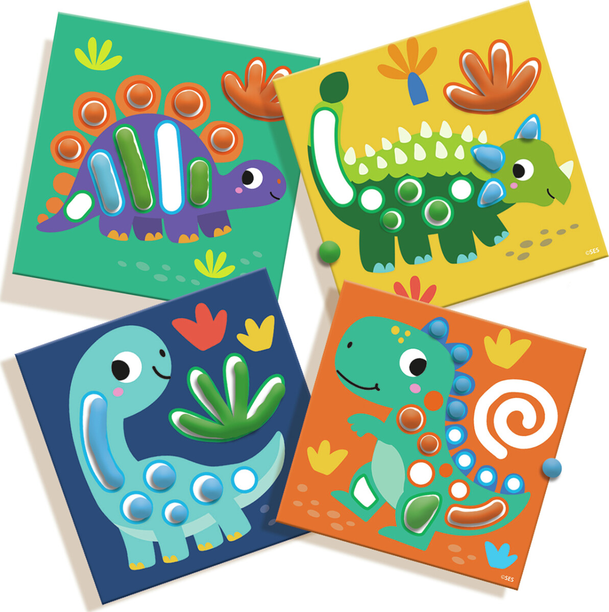 Ses Creative - Min Første - Modellervoks - Dinosaurer