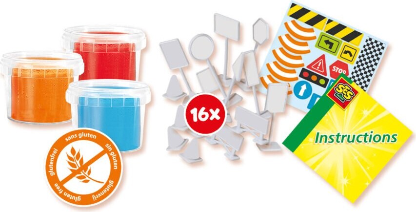 Ses Creative - Modellervoks - Biler Med Vejskilte