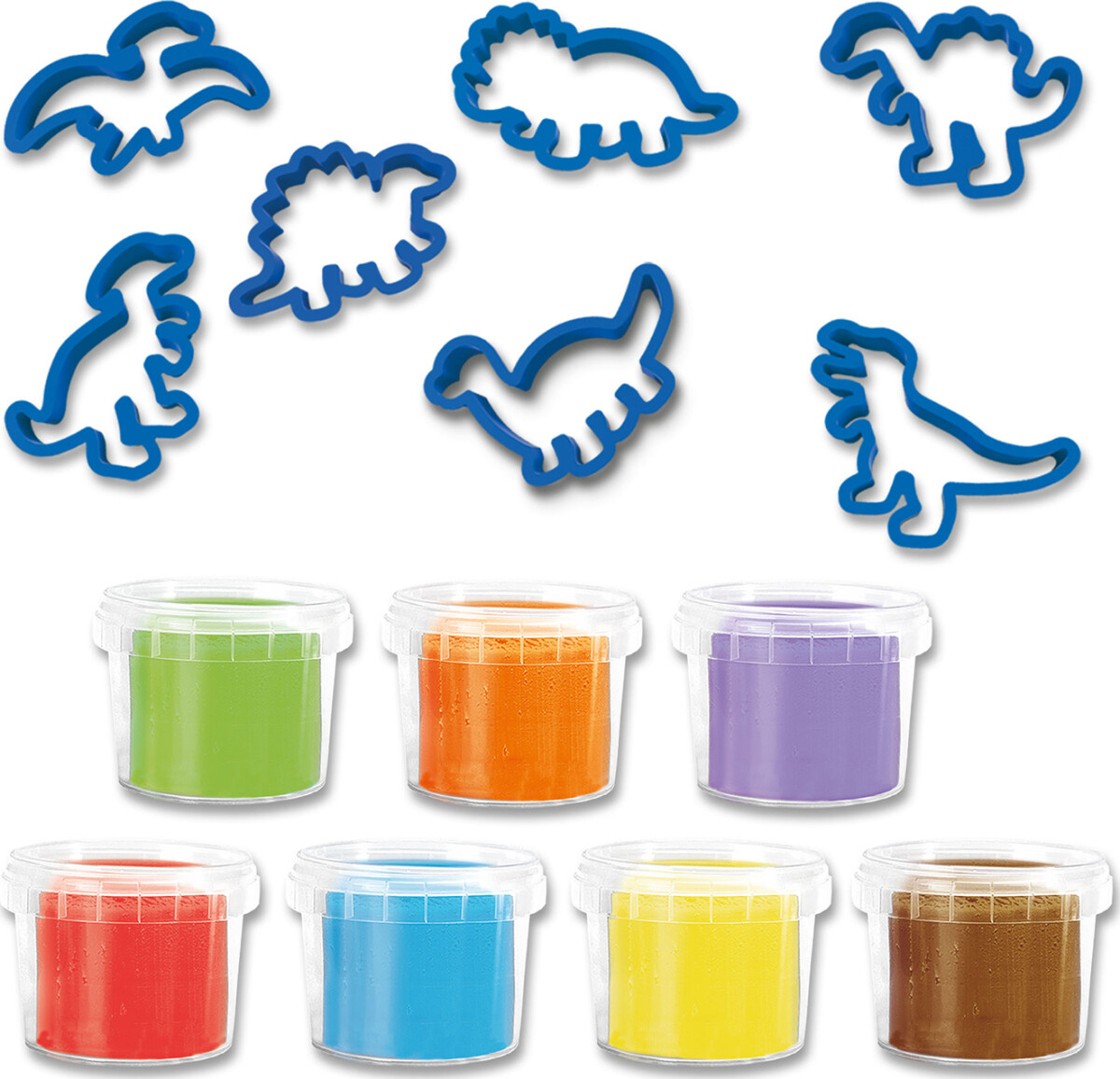 Ses Creative - Modellervoks - Dino Megasæt Med Udstikkere
