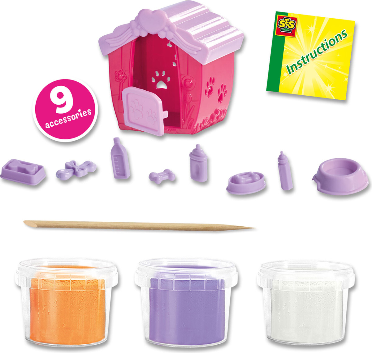 Ses Creative - Modellervoks - Hundehvalpe