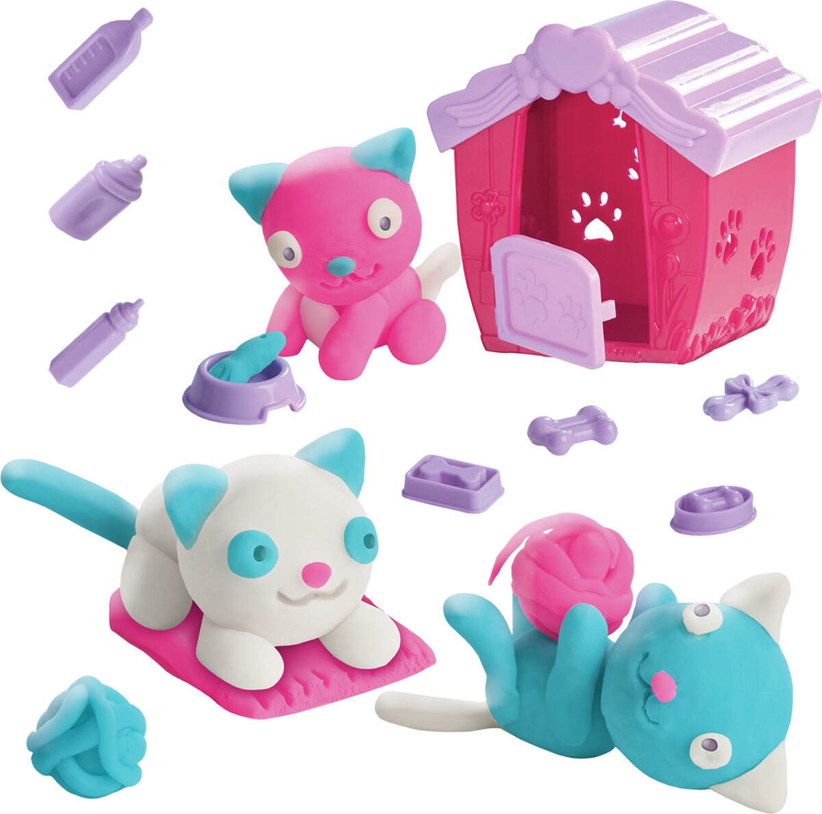 Ses Creative - Modellervoks - Kattekillinger