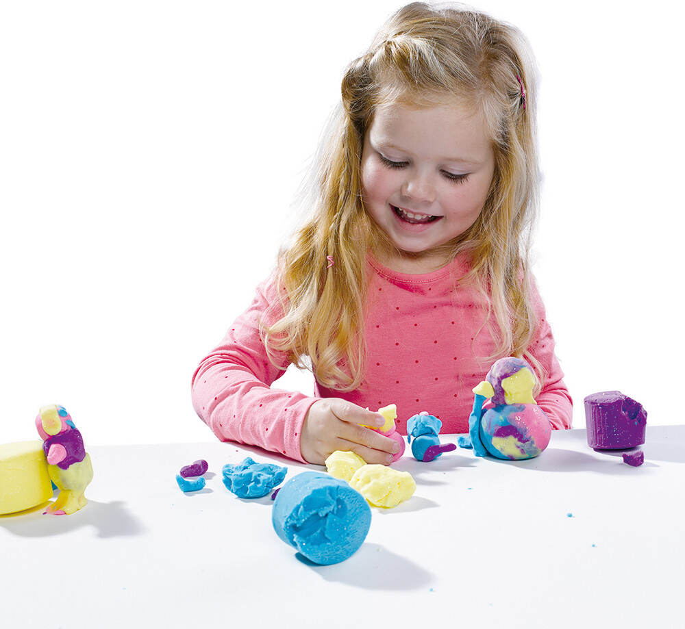 Ses Creative - Modellervoks Med Glimmer 4 X 90 G