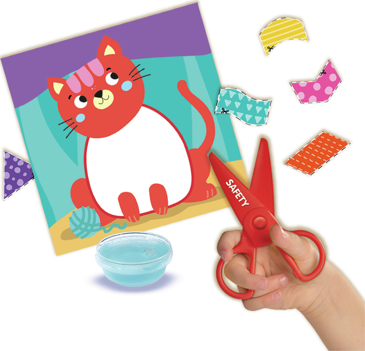 Ses Creative - Montessori - Lær At Klippe Kollager