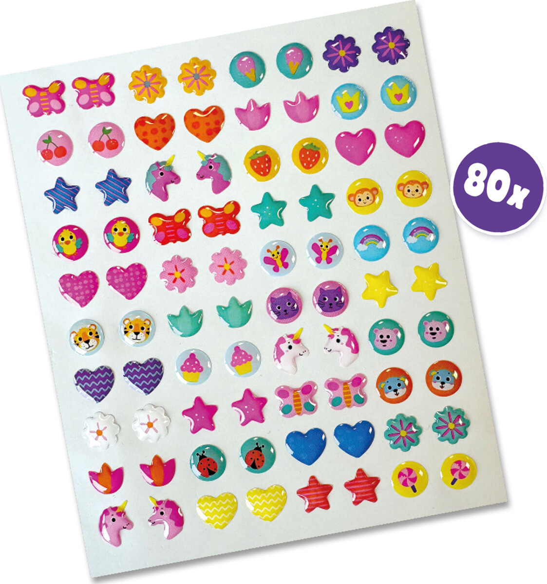 Ses Creative - Ørestickers 40 Par