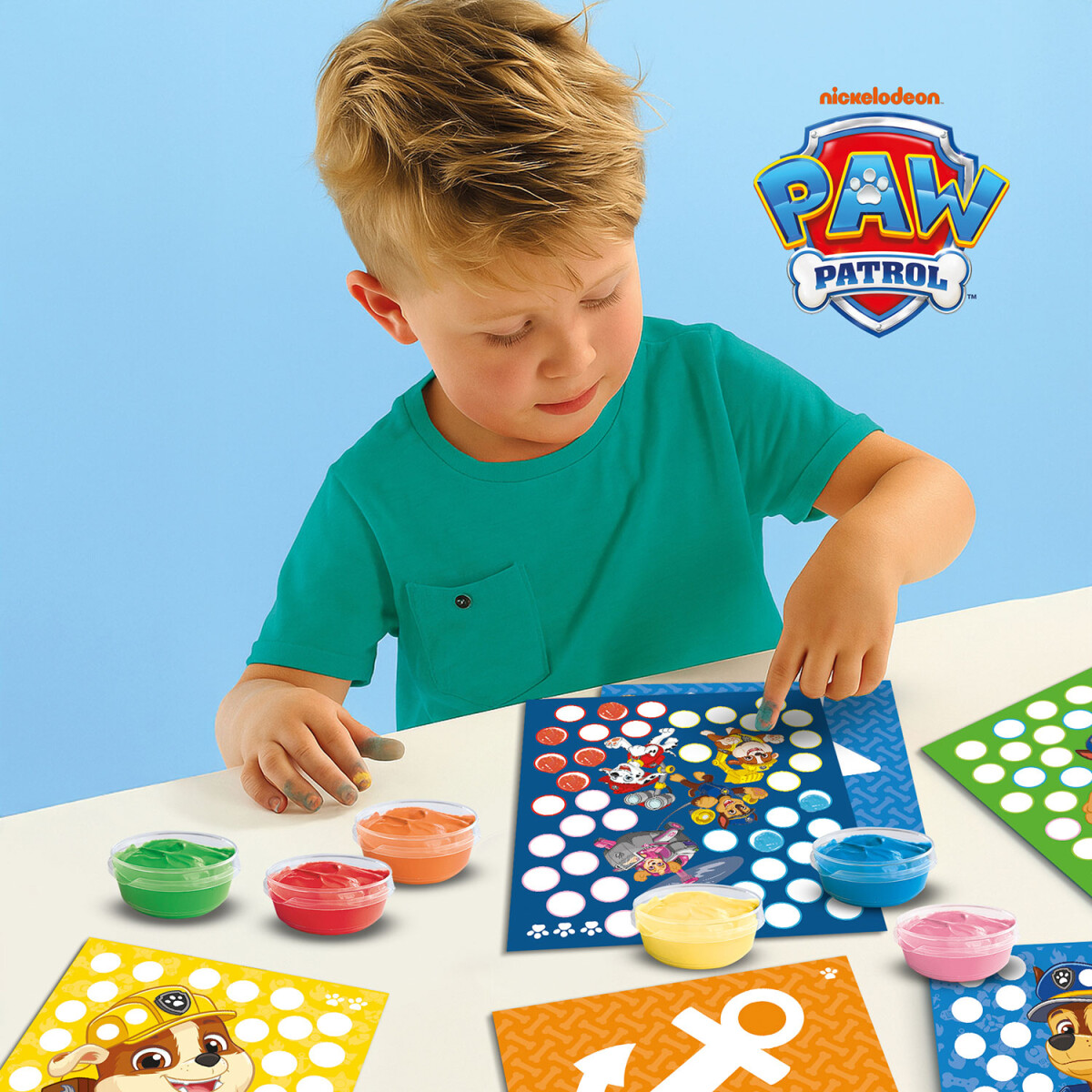 Ses Creative - Paw Patrol - Fingermaling - Kunstprikker