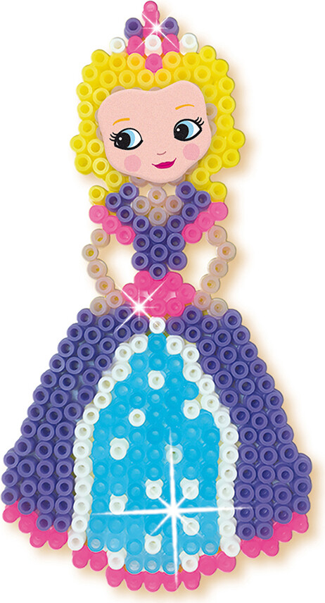 Perler Og Perleplader Sæt - Enhjørninge Og Prinsesser - Ses Creative -