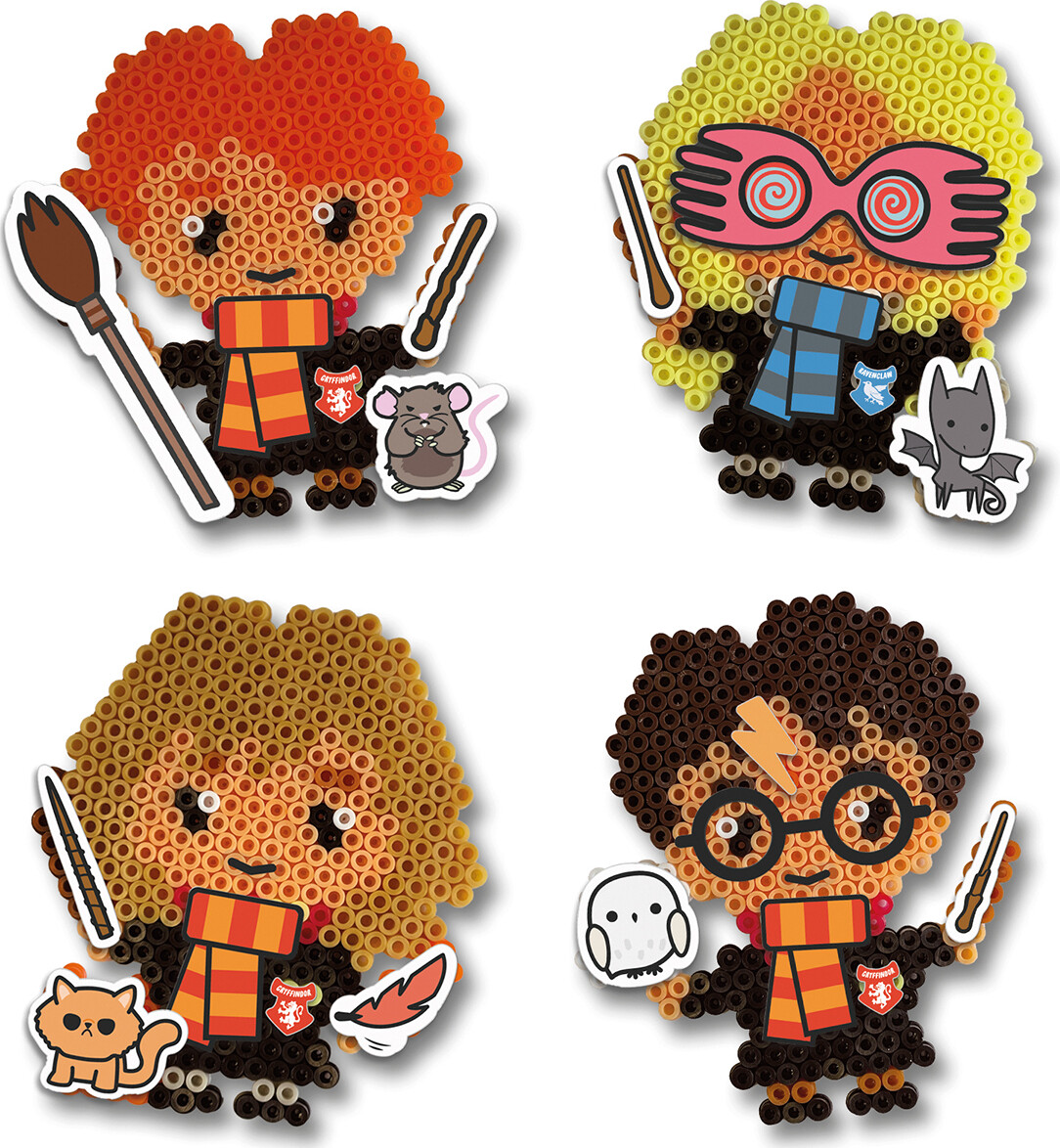 Harry Potter Perler Sæt - 2000 Strygeperler Og Plade - Figurer