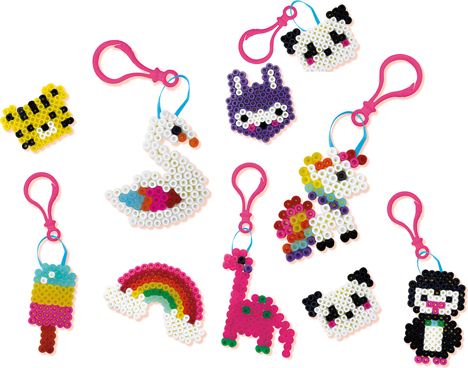 Perler Og Perleplade Sæt - Nøgleringe - Ses Creative - Beedz
