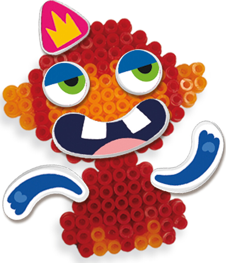 Perler Og Perleplade Sæt - Fun Pins - Ses Creative - Beedz