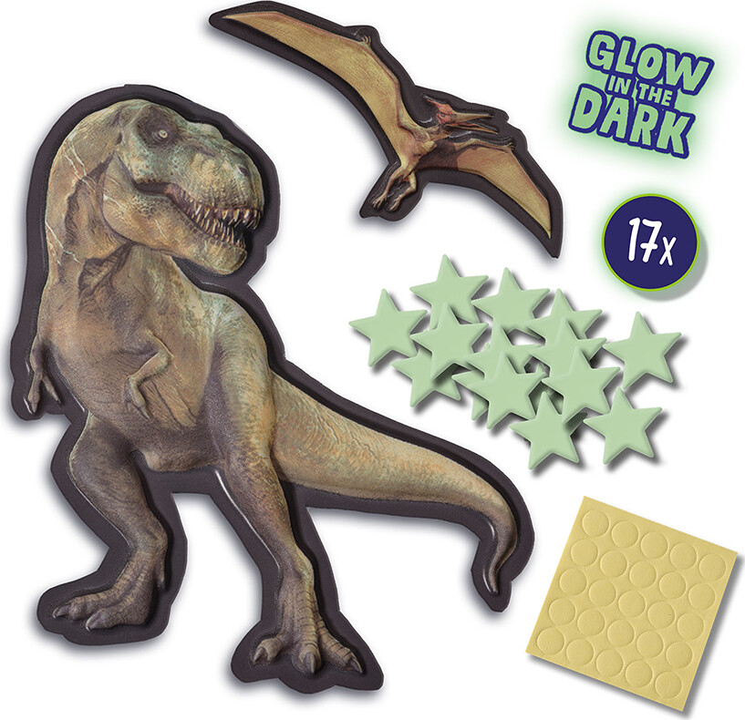 Ses Creative - Selvlysende T-Rex Og Pterosaur