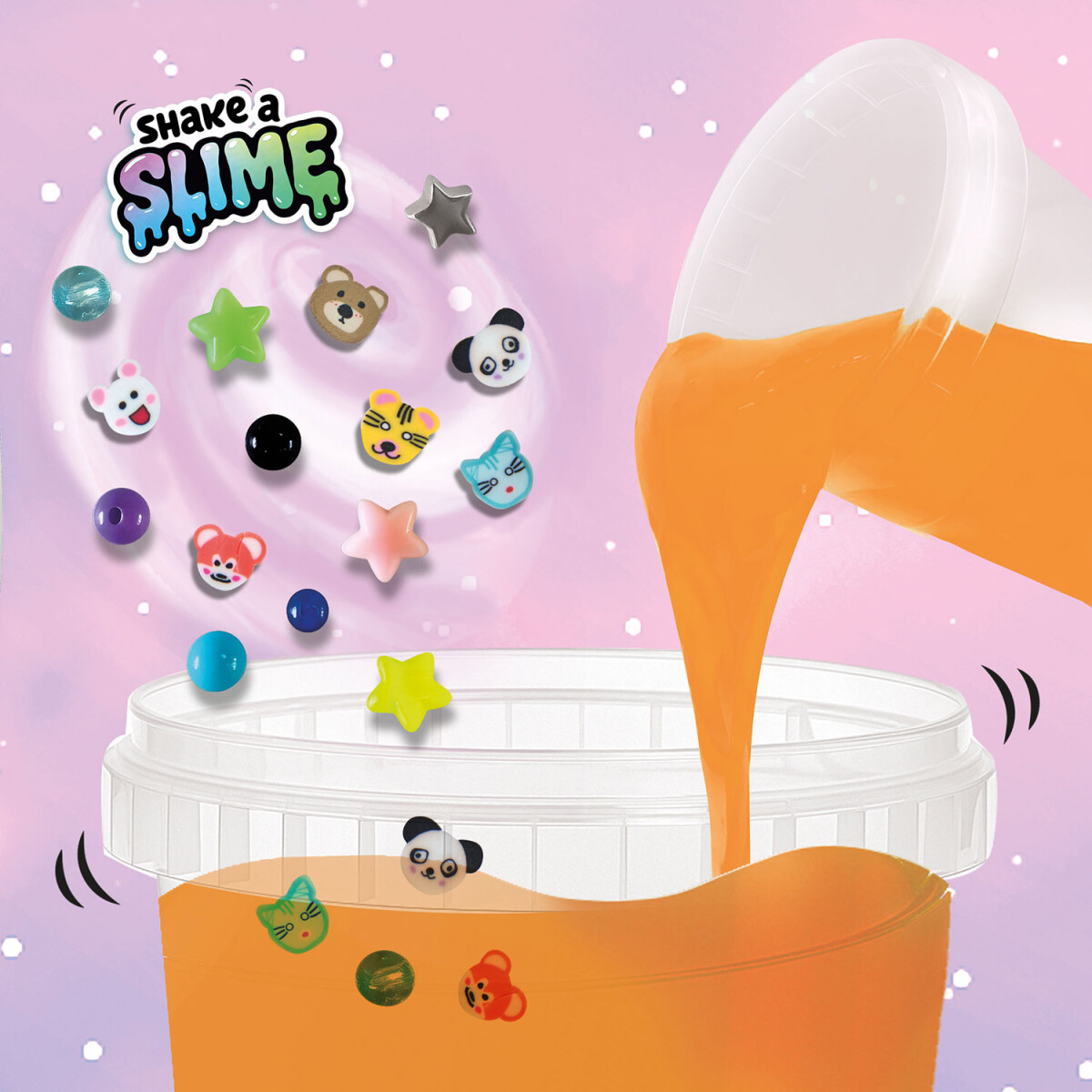 Ses Creative - Shake-A-Slime - Party Animals 200 G