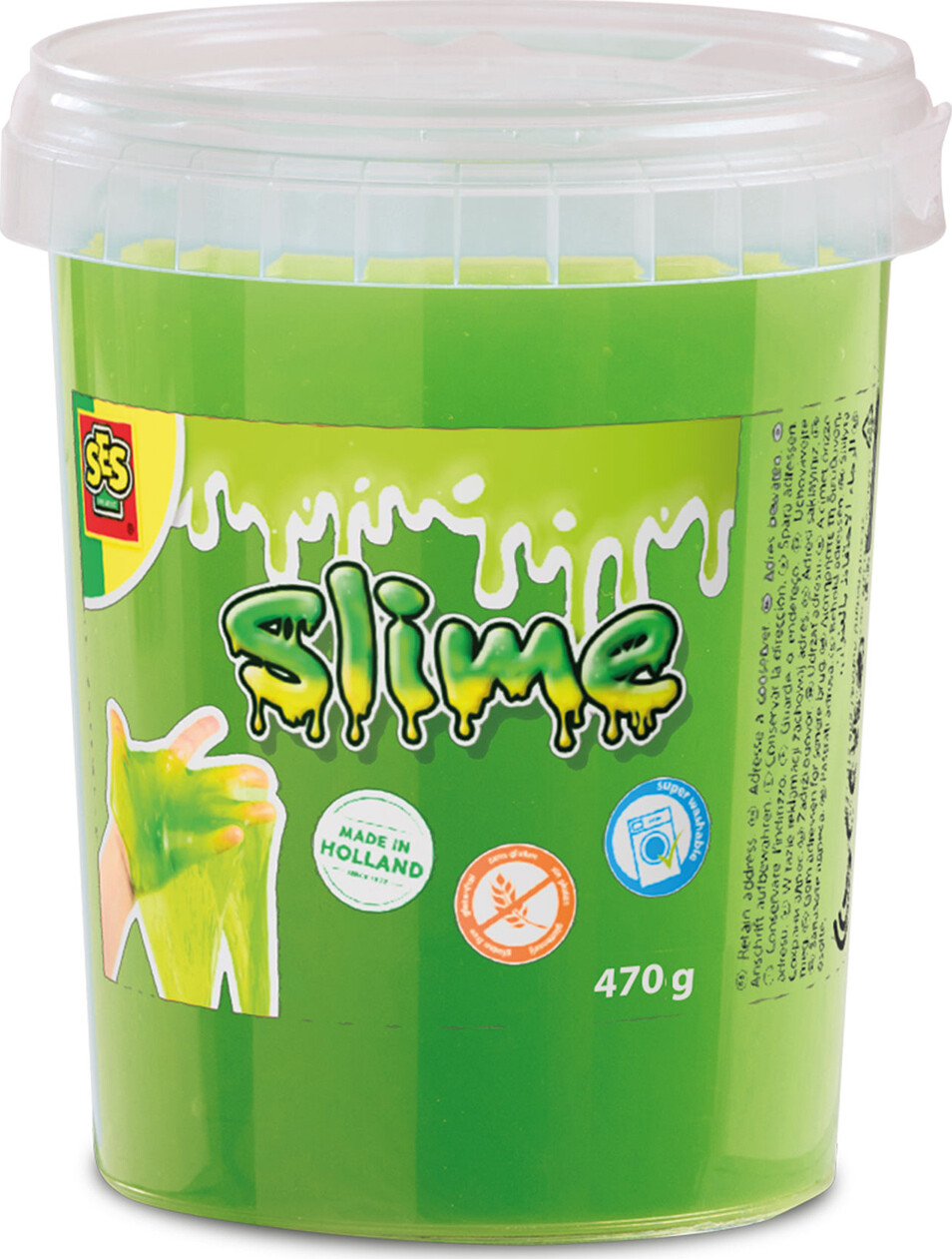 Ses Creative - Slime - Neon Grøn Slim - 470 G