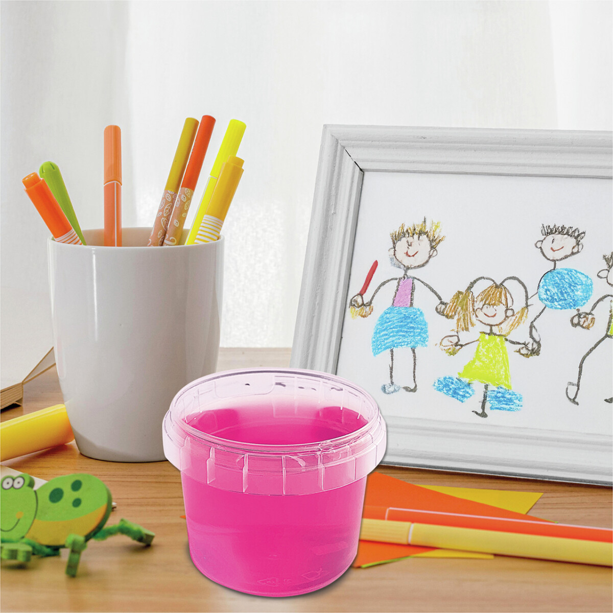 Ses Creative - Slime - Neon Pink Slim - 140 G
