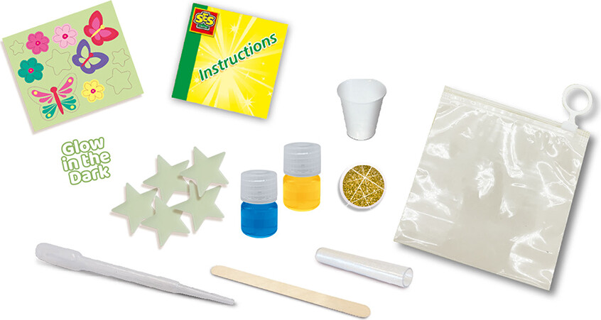 Ses Creative - Slime Lab - Glow In The Dark Slim Sæt