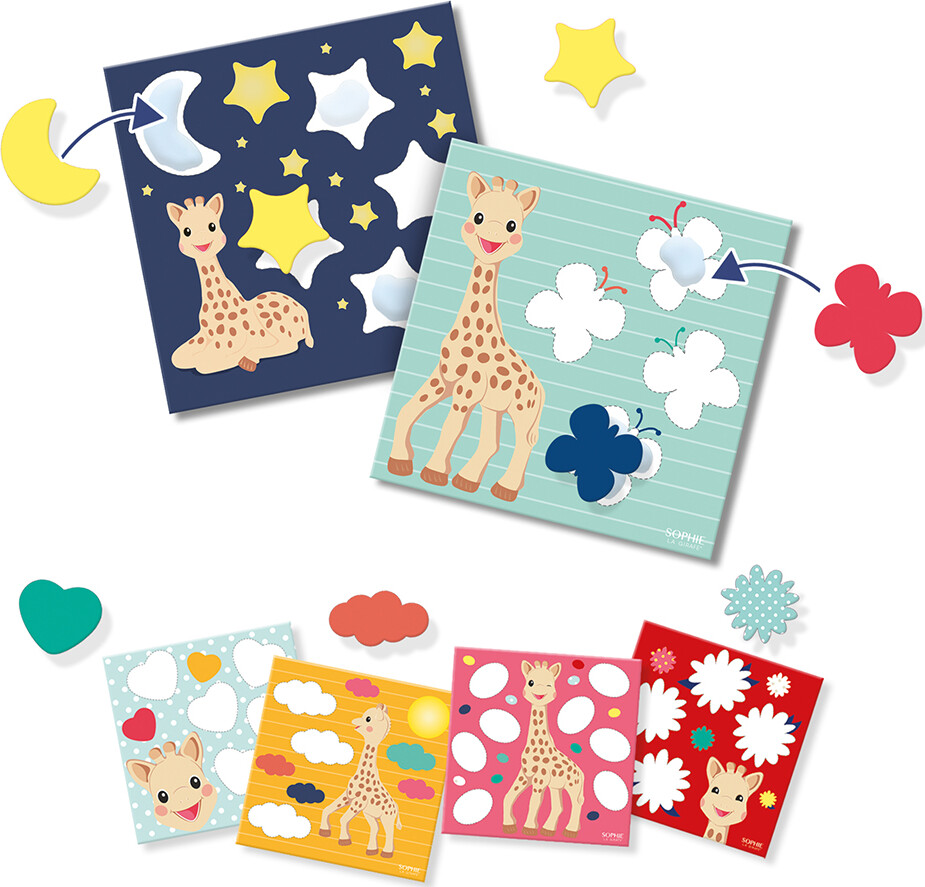 Ses Creative - Sophie La Girafe - Klæbende Brikker