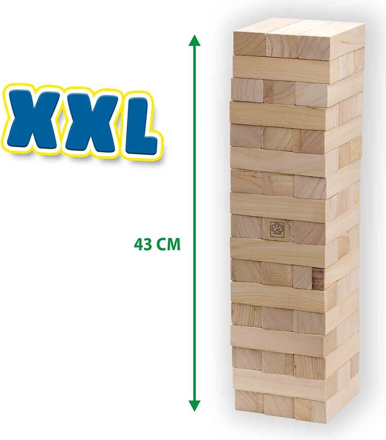 Klodsmajor Spil I Træ - Xxl - Ses Creative