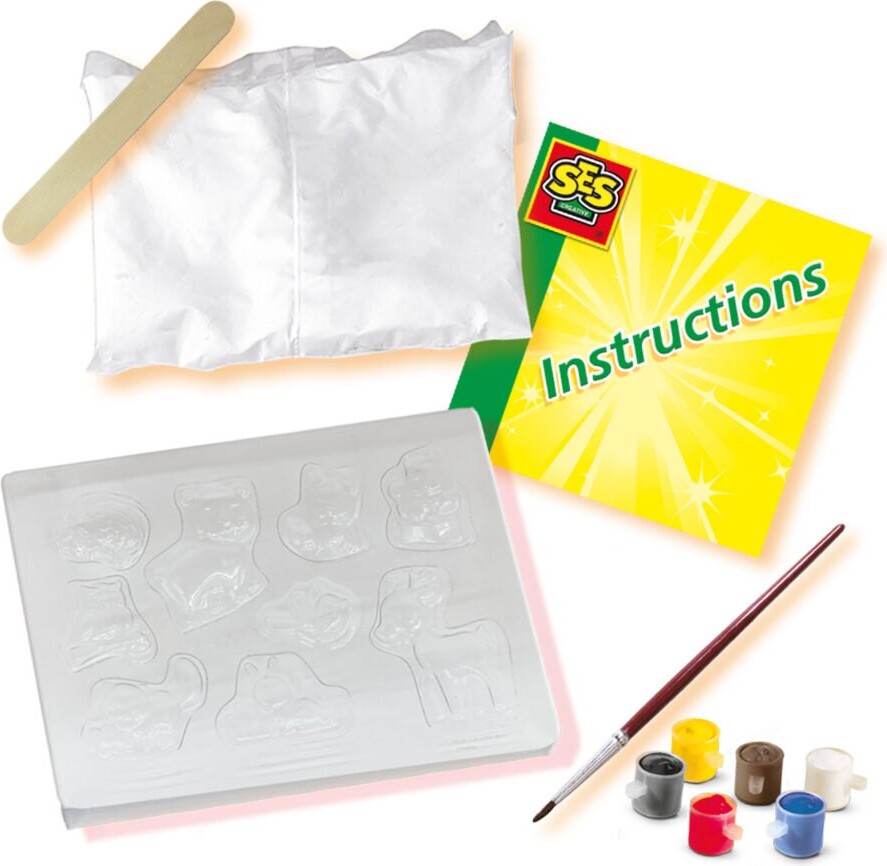 Ses Creative - Støb Og Mal - Skovens Dyr