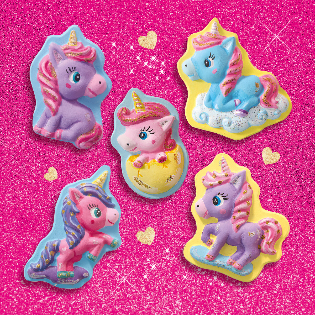 Ses Creative - Støb Og Mal - Enhjørning Babyer