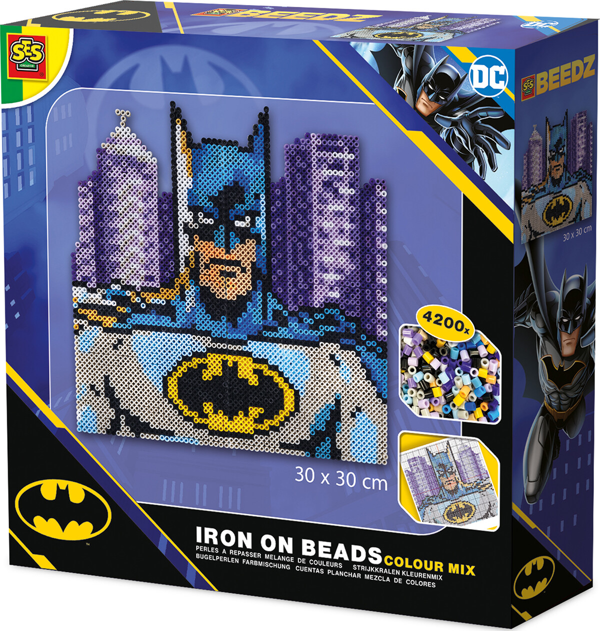 Batman Perler Og Perleplade Sæt - Figurer - 4200 Strygeperler
