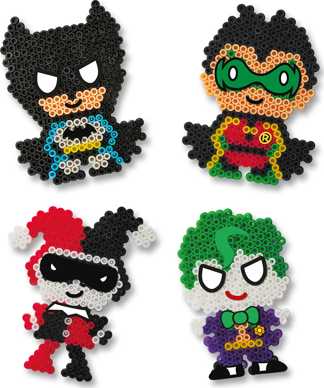 Batman Perler Og Perleplade Sæt - Figurer - 1600 Strygeperler