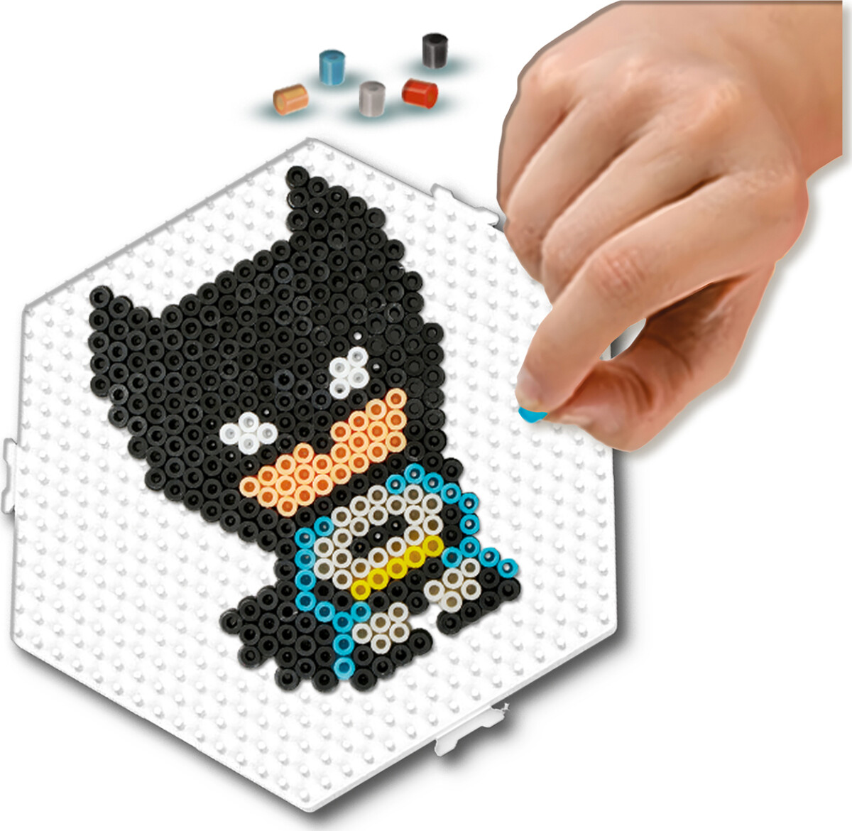 Batman Perler Og Perleplade Sæt - Figurer - 1600 Strygeperler