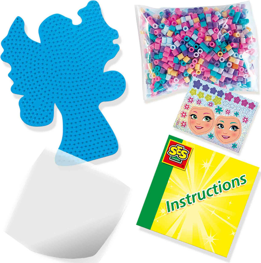 Perler Og Perleplade Sæt - Feer - Ses Creative - Beedz